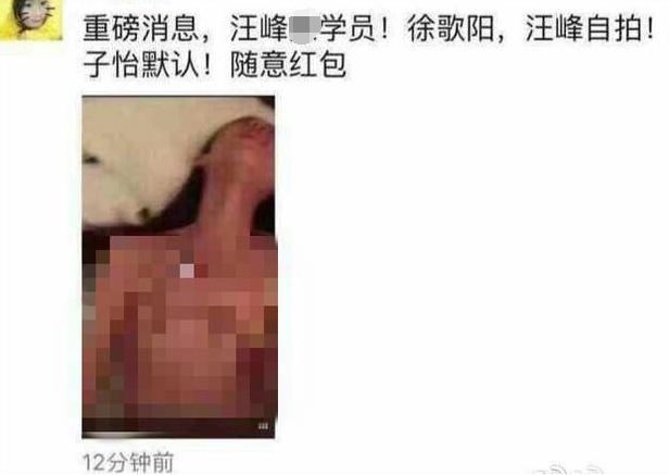 汪峰跟徐歌阳怎么回事（汪峰与学员徐歌阳床照曝光）(2)