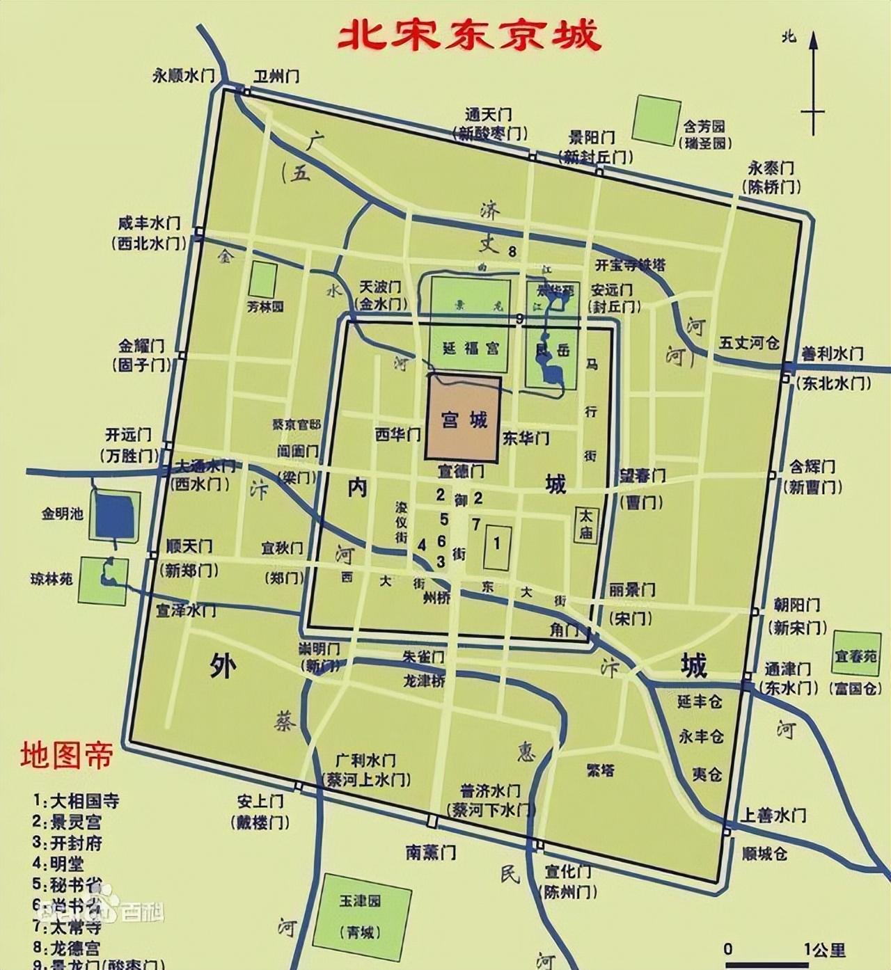 宋朝的东京是现在的哪里，北宋时期的东京是现在的哪里