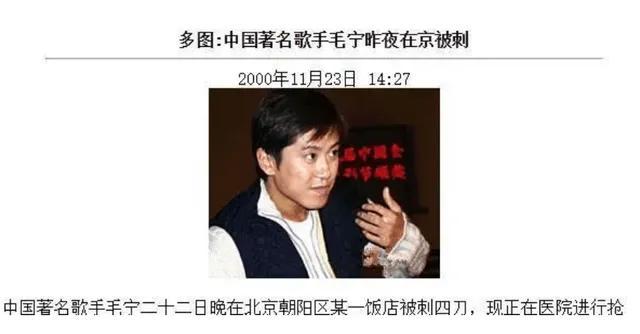 歌手毛宁现状（被刺伤后事业下滑）(14)