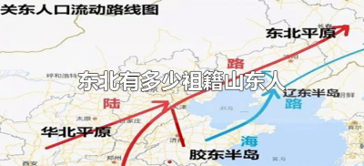 ​东北有多少祖籍山东人（东北人祖籍是山东人吗）