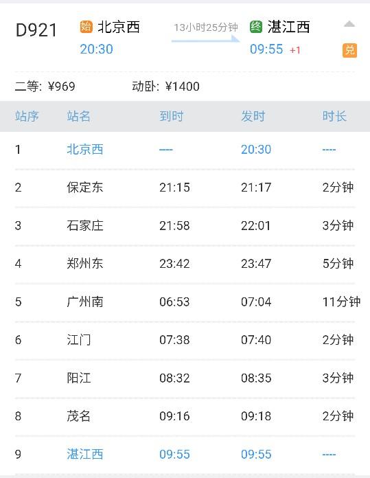 哪些车次是双层动卧（盘点我国现阶段开行的动卧车次）(12)