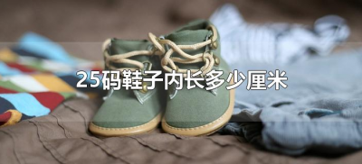 ​25码鞋子内长多少厘米（25码鞋子内里多长）
