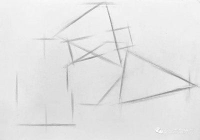 ​画石膏几何体的四个步骤（多个石膏组合画法与步骤）