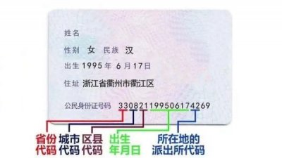 ​身份证尾号的“Ⅹ”读作什么 居民身份证号码的数字含义解读