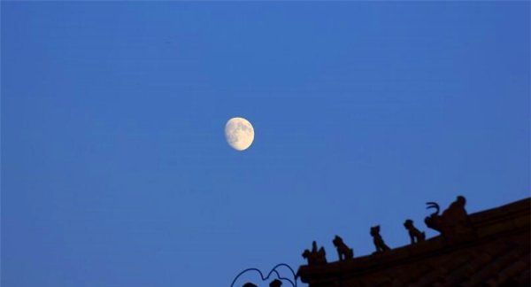 月亮的变化规律和图片,初一到二十四的月相变化图图8