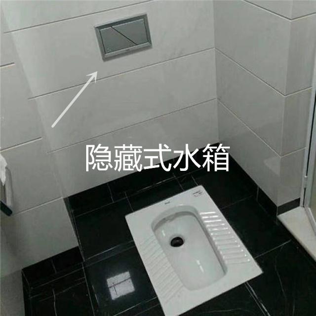 隐藏蹲便器水箱安装最佳效果图（蹲便器也能安装隐藏式水箱）(1)