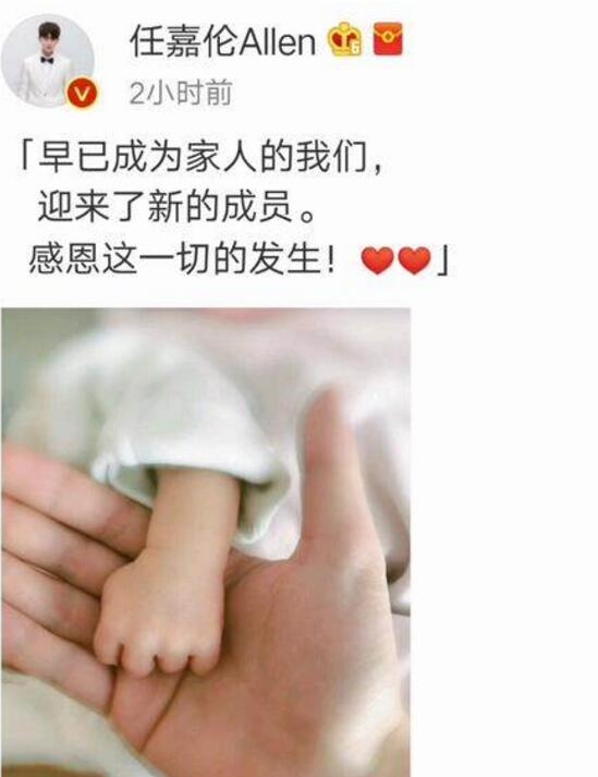 任嘉伦儿子正面照片