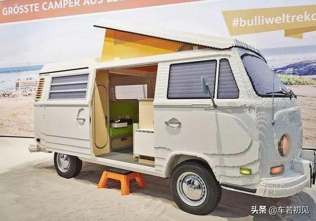 乐高积木大众露营车（乐高用积木复刻大众T2露营车）(2)