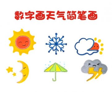 ​数字画简笔画大全（用数字画简笔画）