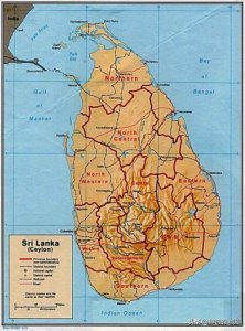 ​斯里兰卡位置 世界地图  斯里兰卡位置地图