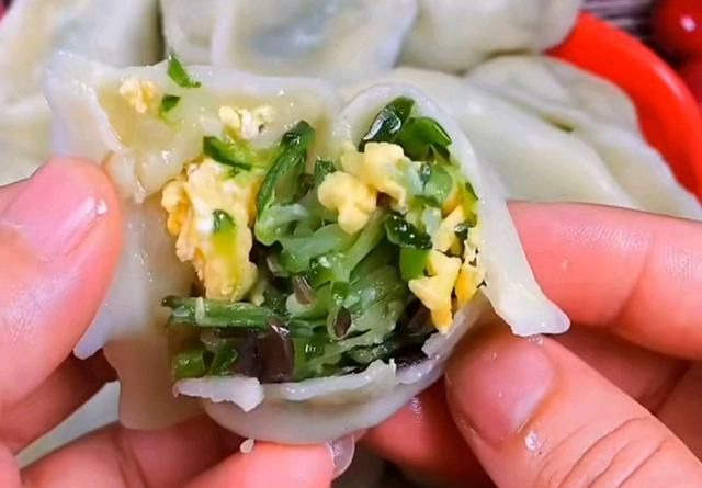 素馅饺子鸡蛋配什么