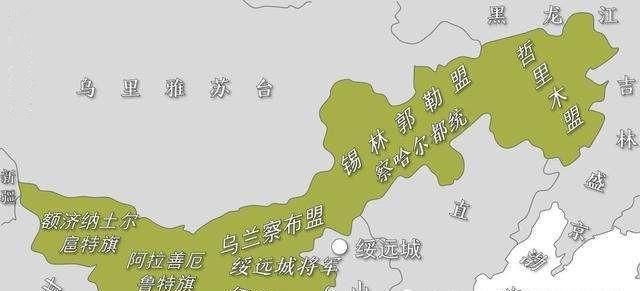 蒙古各省面积