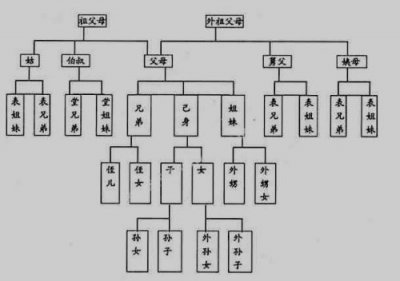 ​中国亲戚关系图表大全(亲戚关系大全 图表)