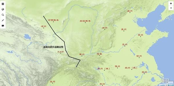 姜维北伐路程