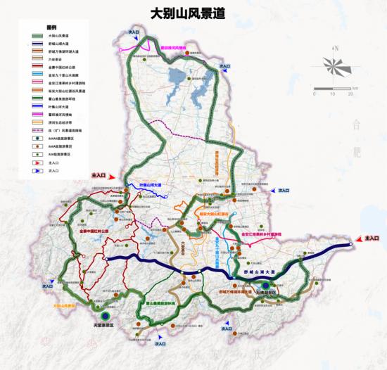 800公里，安徽最新自驾路线大别山风景道，好玩的旅游地图来了-