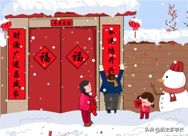 春联上联贴在门的哪一边（面对大门上联在左边还是右边）