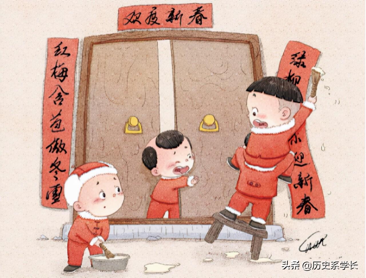 春联上联贴在门的哪一边（面对大门上联在左边还是右边）