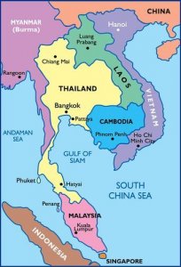 泰国地图高清中文版放大图(泰国地图中文版)