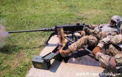 ​世界上最先进的重机枪 M2HB式机枪射速每分钟可以达到1200发
