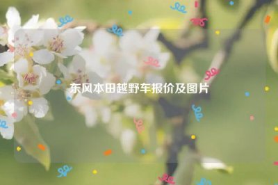 ​东风本田越野车报价及图片