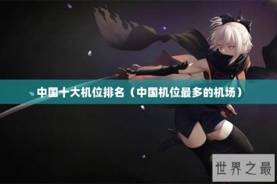 ​中国十大机位排名（中国机位最多的机场）