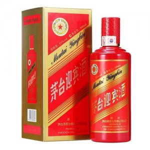 茅台迎宾中国红条码扫码价(茅台迎宾酒中国红)