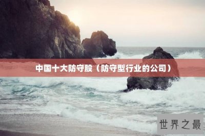​中国十大防守股（防守型行业的公司）