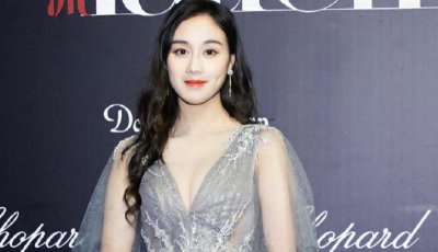 ​何超欣参加活动穿礼服秀身材，比例夸张背景变形被质疑P图