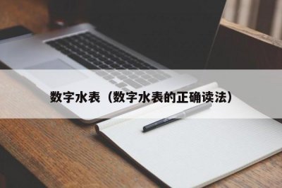 ​数字水表（数字水表的正确读法）