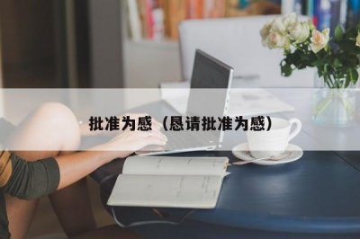 ​批准为感（恳请批准为感）