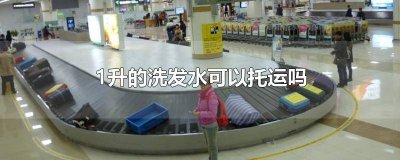 ​1升的洗发水可以托运吗国内 1000毫升洗发水可以托运吗
