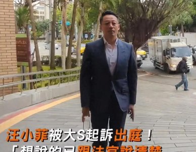 ​汪小菲学聪明了！出庭暗示大S婚内出轨，女方回应显心虚