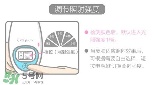 cosbeauty可思美IPL光子脱毛仪怎么用？