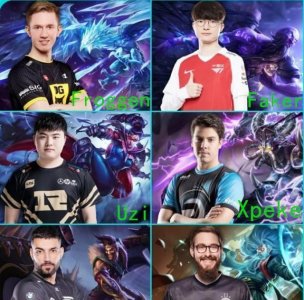​盘点LOL职业选手的本命英雄,拳头官方评选出6位,乌兹VN上榜