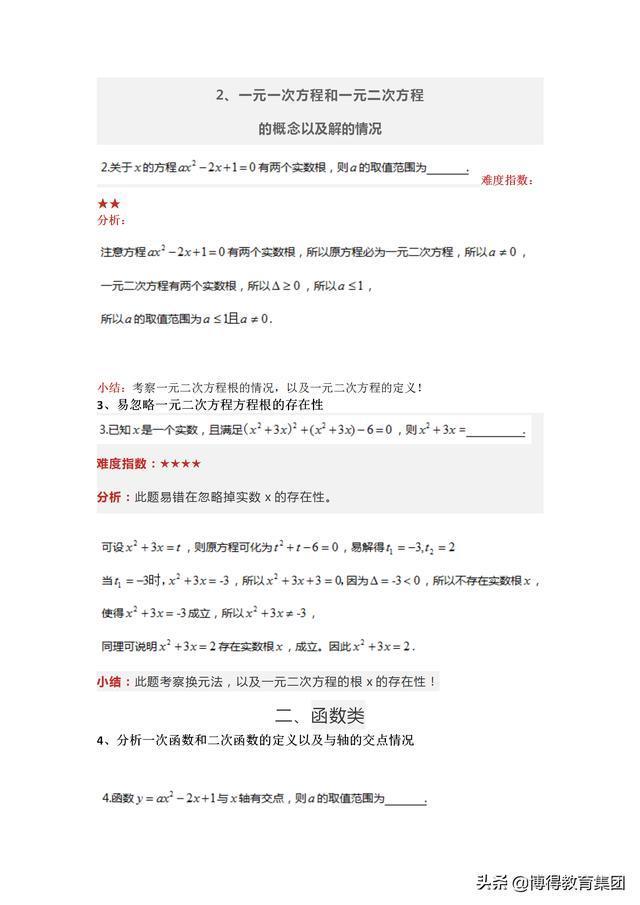 初中数学-10道常见易错题分享！