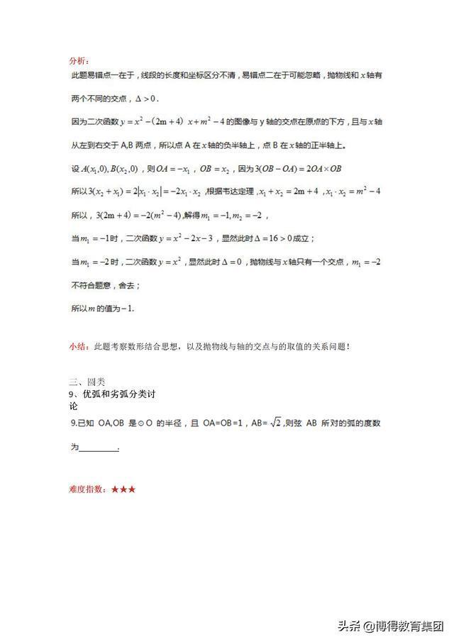 初中数学-10道常见易错题分享！