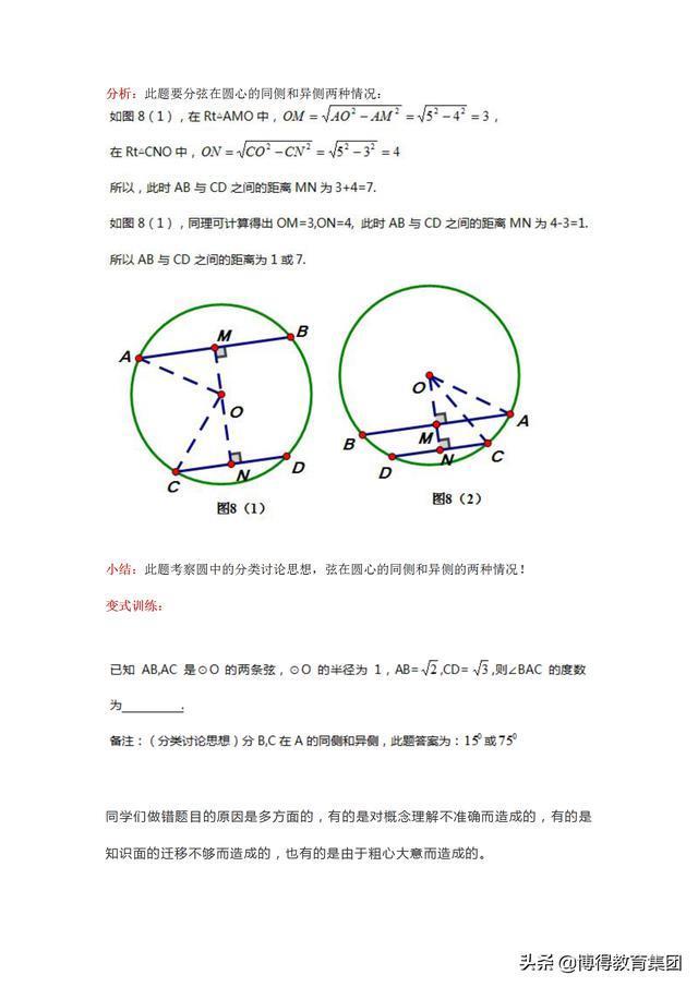 初中数学-10道常见易错题分享！