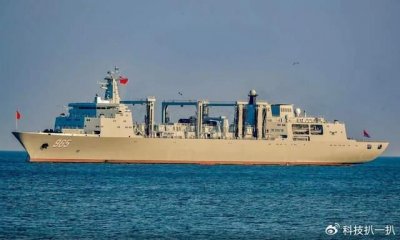 ​903型新型补给舰，装载能力强大，对于我海军意义重大