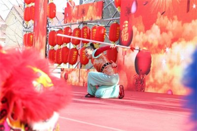 韩村河赶集去