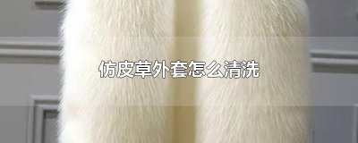 ​仿皮草外套怎么清洗