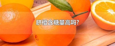 ​脐橙含糖量高吗?