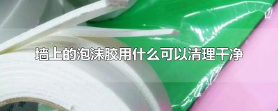 ​墙上的泡沫胶用什么可以清理干净