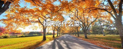 ​秋天吃什么菜