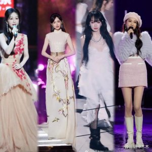 ​跨年舞台女星狂卷造型，赵露思穿搭超 60 万，杨紫礼服引不满