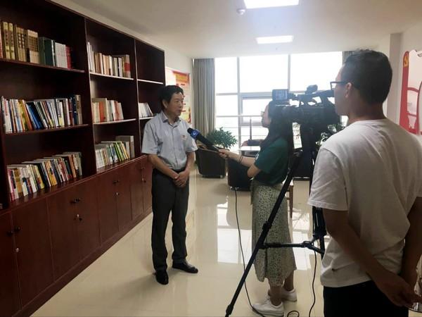 淮南电视台最新采访淮河新城（媒体看园区安徽电视台）(2)