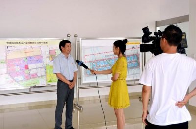 ​淮南电视台最新采访淮河新城（媒体看园区安徽电视台）