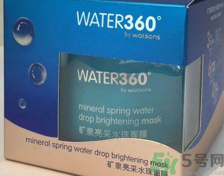 屈臣氏WATER360°矿泉亮采水珠面膜怎么样? 屈臣氏WATER360°矿泉亮采水珠面膜怎么样?