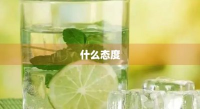 ​什么态度(什么态度填空)