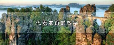 ​代表友谊的数字