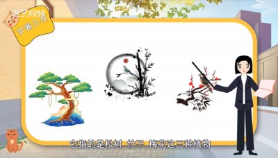 ​岁寒三友指的是